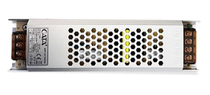 org_638150026779899642 Cata Led Trafosu 17A 200W Süper Slim Fansız - Görsel 1