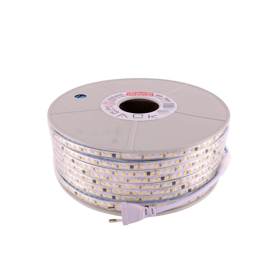 org_638440400648268532 Ack Şerit Led 12V Dc 6500K (Mt=16w+240 Led) Ip20 - Görsel 1