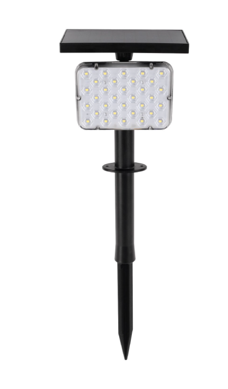 org_638446518225157331 Ack Solar Ledli Kazıklı Bahçe Armatürü 64Led 3.2V 10W 3000K Ip65 - Görsel 1