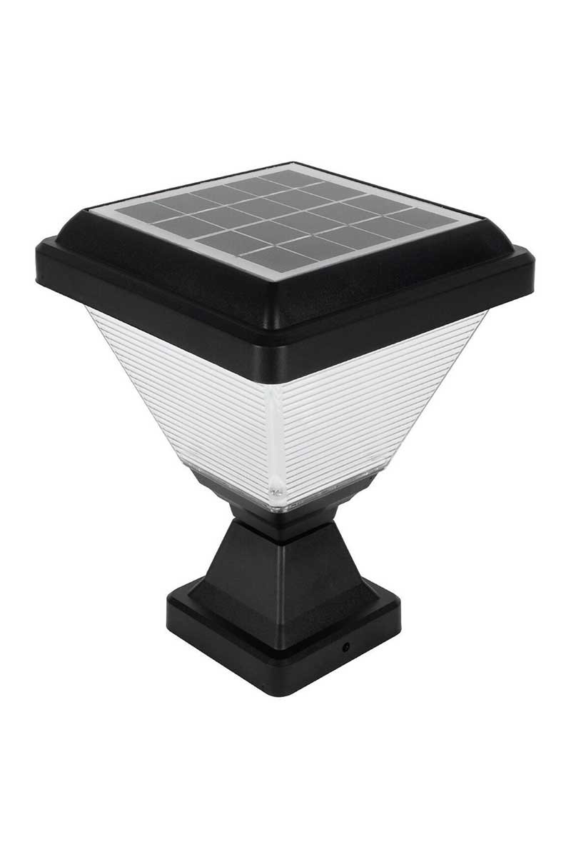 org_638446523928182098 Ack Solar Led Bahçe Armatürü 20W 3000K 160X160x210mm - Görsel 1