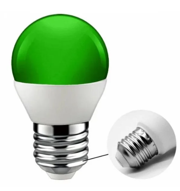 org_638448120363241138 Cata Led Ampul E27 6W Yeşil - Görsel 1
