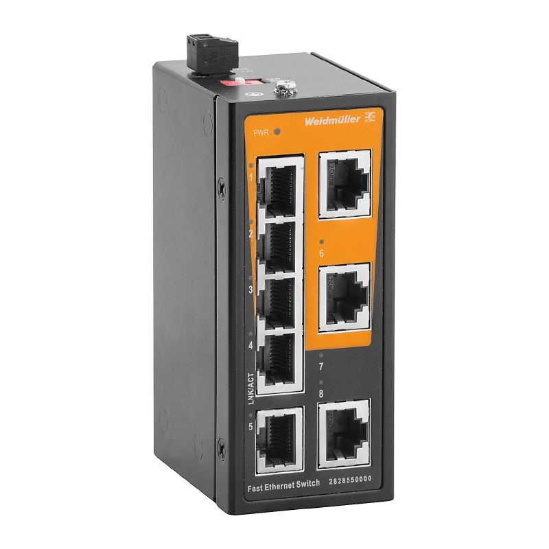 org_638500811510578455 Weidmüller Endüstriyel Ethernet Ie-Sw-Elb-08-8Tx - Görsel 1