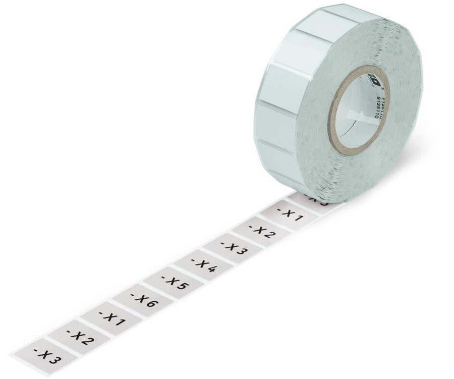 org_638507848045792940 Wago Pano Etiketi Şeffaf Yapışkanlı 26.5X18mm 1000 Rulo/adet - Görsel 1