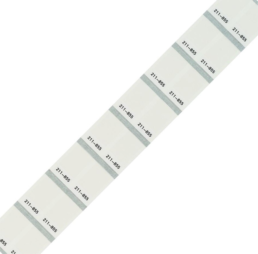 org_638507850849207958 Wago Kablo Etiketi Kendinden Yapışkanlı 9X18mm Beyaz - Görsel 1