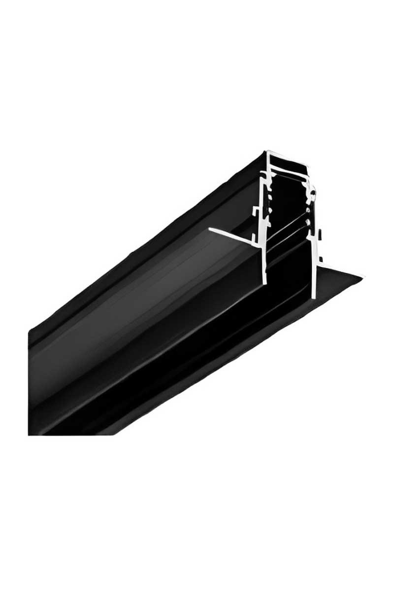 org_638561156355199098 Ack Magnetik Armatürü Rayı Sa 1Mt Siyah - Görsel 1