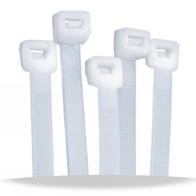 org_638561974526100829 Mutlusan Kablo Bağı 200X2.5 Mm Beyaz - Görsel 1