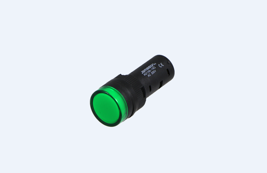 org_638562879495754291 Jameson Ledli Sinyal Lambası Yeşil 24V Ac/dc Ad136-22Ds-24-Y - Görsel 1
