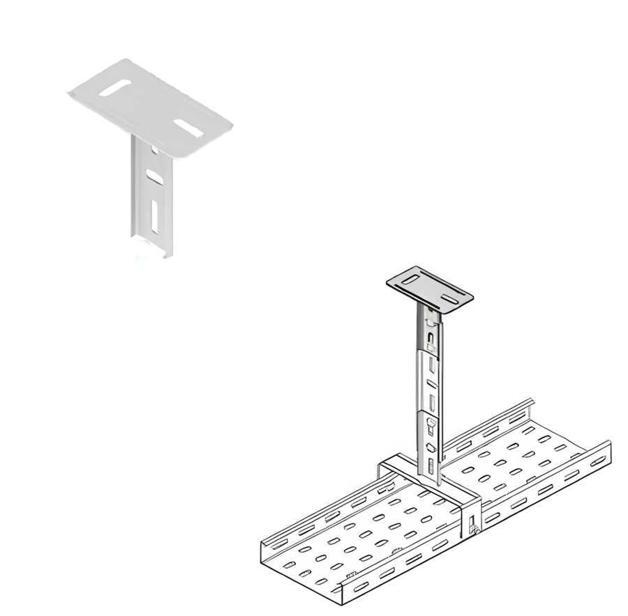 org_638572359042191275 Galmes L Profil Tavan Montaj Elemanı 200Mm - Görsel 1