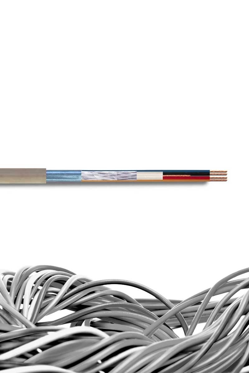 org_638576099113936636 Reçber Cctv 1+2 Rg59 Mini 2X0.22mm Rulo - Görsel 1