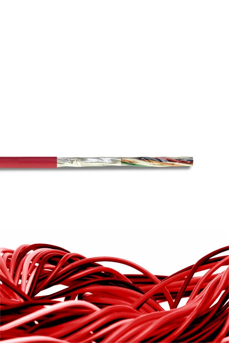 org_638576103627622569 Reçber Yangın Kablosu 2X2x0.8+0.8mm J-H(st)h Hf Rulo - Görsel 1