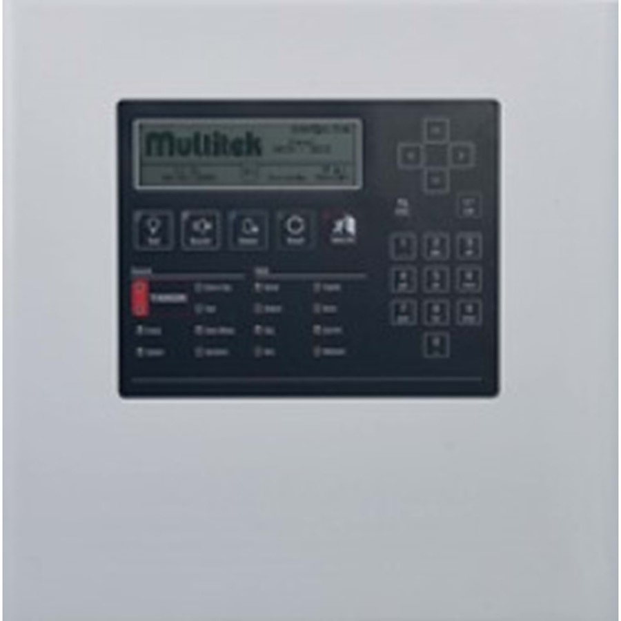 org_638581021536207176 Multitek Adresli Yangın Alarm Paneli Analog Ap-20 2 Lop - Görsel 1