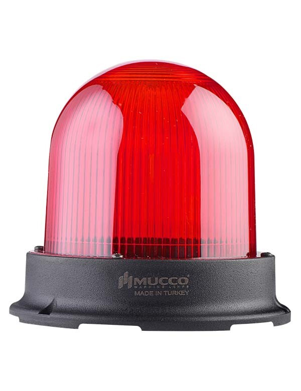 org_638581060519607360 Mucco Uçak İkaz Lambası 85-260V Ac/dc Kırmızı Flaşör-Sabit-Çakar Snt-U125-22-1 - Görsel 1