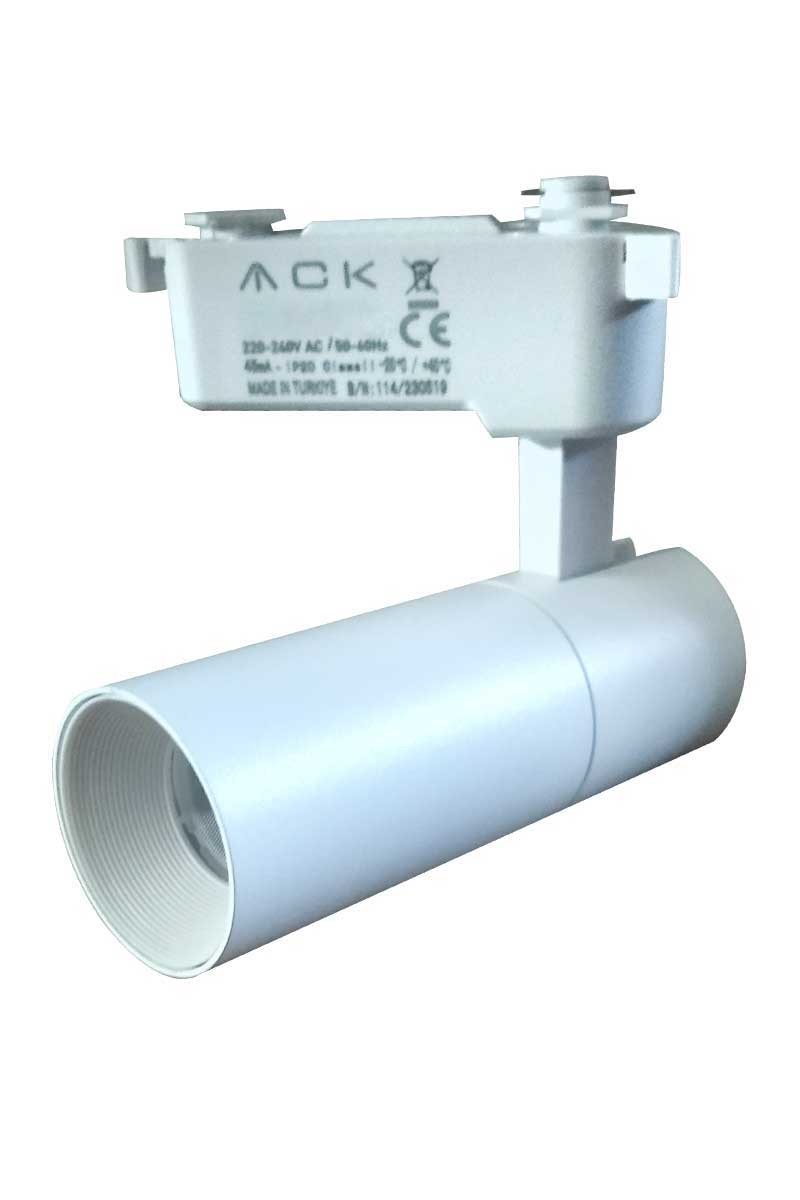 org_638590617368049896 Ack Cob Led Ray Armatür 10W 4000K Beyaz - Görsel 1