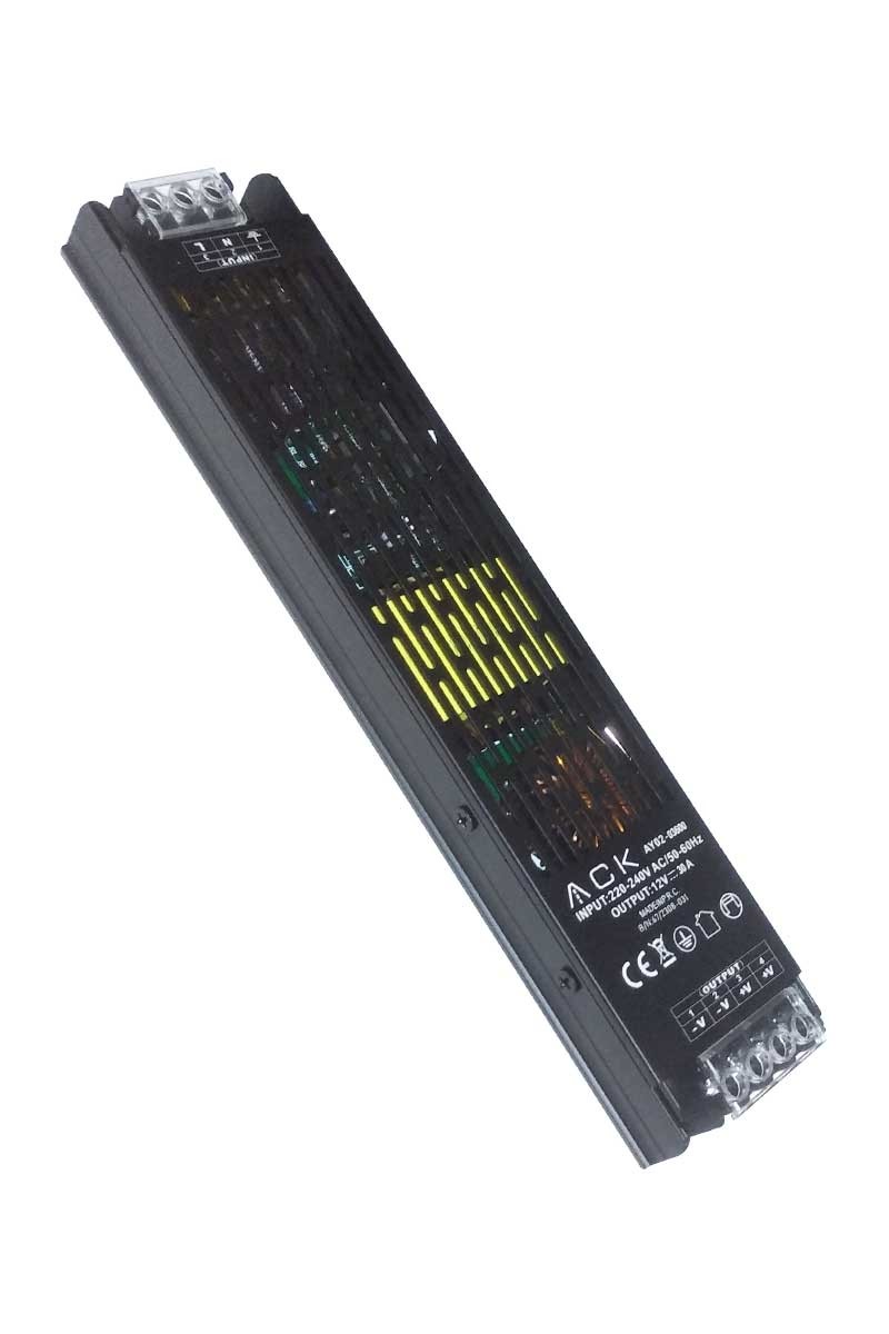 org_638608749461107824 Ack Led Trafosu 30A 12V 360W Slim 7001-016 - Görsel 1