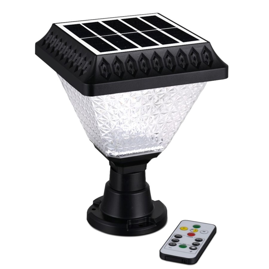 org_639198202966237209 Zmr Solar Ledli Set Üstü Bahçe Armatürü 30W 4 Fonksiyon Kumandalı Helin - Görsel 1