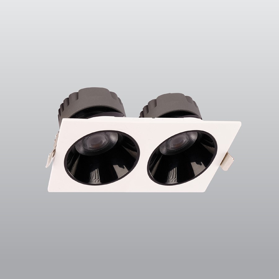 org_639209194641154209 Ack Downlıght Beyaz 2X10w 3000K Sıva Altı Kare - Görsel 1