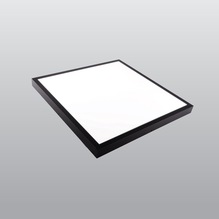 org_639209211558486357 Ack Led Panel Sü Kare 42W 3000K 60X60 4100Lm Backlight (Enec Drıverlı) Siyah - Görsel 1
