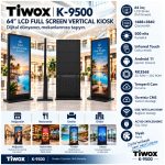 Tiwox K-9500 64" Dikey 4K 2GB 32GB USB/Wi-Fi/HDMI Tam Ekran Android 11 Kiosk - Görsel 2